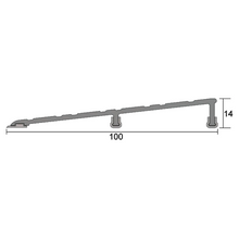 Aluminium Threshold Ramp IS4070 - 100 x 14