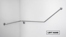 Type 100 - 32mm 40 Deg WC Stainless Steel Grab Rail - Left Hand