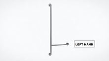 Type 240 - 32mm Stainless Steel Shower Grab Rail - Left Hand
