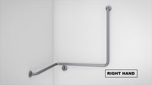Type 249 - 32mm Stainless Steel Shower Grab Rail - Left Hand