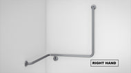 Type 249 - 32mm Stainless Steel Shower Grab Rail - Left Hand