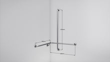 Type 253 - 32mm Stainless Steel Shower Grab Rail - Left Hand