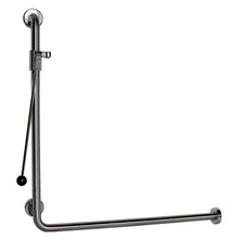 BEC-26 Angled Shower Grab Rail with EasySlide™,CleanSeal™ Flange & Handle