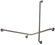 Type 252 - 32mm Stainless Steel Shower Grab Rail - Sliding Vertical - Right Hand