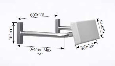 Type 139 -  Backrest with Adjustable Fixing