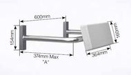 Type 139 -  Backrest with Adjustable Fixing