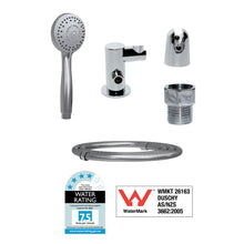 Type 259/M4MF & 258/M4MF - 32mm Stainless Steel Shower Grab Rail Concealed Fixing incl. M4 MF Hand Shower Kit & 391 Hand Shower Bracket