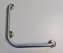 Type 107BR - 32mm 90 Deg WC Stainless Steel Ambulant Bariatric Grab Rail - Right Hand