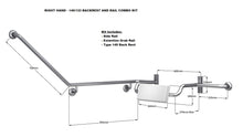 Type 140 / 40 Degree Backrest and Rail Combo Kit