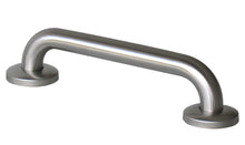 BCBR -32mm Bariatric Stainless Steel Straight Grab Rail with Clean Seal Flange - Rated to 200kg