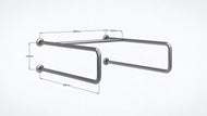 Type 121 - 32mm WC Stainless Steel Grab Rail