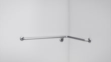 Type 261 - 32mm Satin Stainless Shower Grab Rail - Right Hand