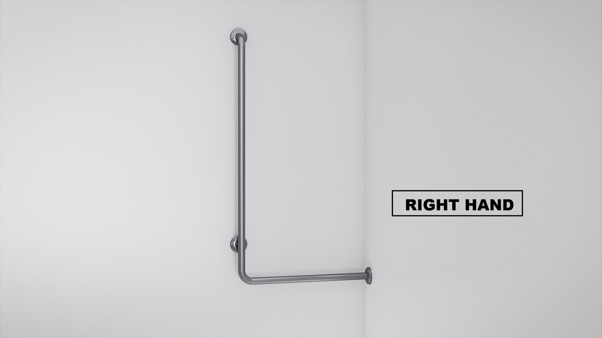 Grab Rails For Showers Type 245 - 32mm Stainless Steel Shower Grab Rail - Right Hand – Hand ...
