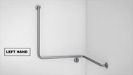 Type 248 - 32mm Stainless Steel Shower Grab Rail - Left Hand