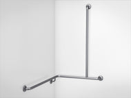 Type 256 & 257 - 38mm Stainless Steel Shower Grab Rail Concealed Fixing
