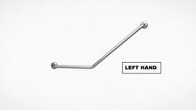 Type 108 - 32mm 40 Deg WC Stainless Steel Grab Rail - Left Hand