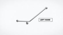 Type 102 - 32mm 40 Deg WC Stainless Steel Grab Rail - Left Hand