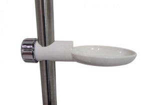 HA24 - 32mm Adjustable Soap Holder - White