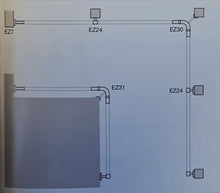 EZ30 - 32mm 90 Degree Corner Support Bracket - Internal
