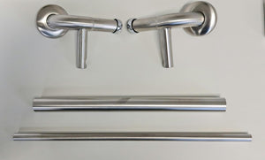 EZ54C(C410) EZ54C Combo Grab/Towel Rail 1 x EZ54 ends -pair, 1 x EZTube16mm@1265 , 1 x EZTube32mm@1210mm