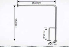 RL38 - 38mm Stainless Steel Rotating Leg for use with UB Modular range