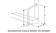 Type 300 - 38mm Stainless Steel Bannister Rail - Click for More Information