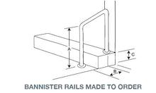 Type 303 - 38mm Stainless Steel Bannister Rail - Click for more information