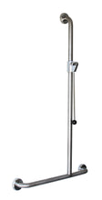BEC-29 Angled Shower Grab Rail with EasySlide™,CleanSeal™ Flange & Handle