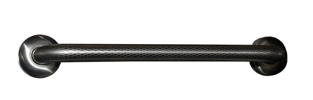 DKC - 32mm Diamond Embossed (Deco Knurled) Stain Stainless Steel Grab Rail - Concealed Fixing