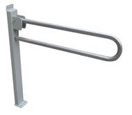 Type 126B  - 32mm WC Stainless Steel Grab Rail Liftaway - Wall & Floor Mounted