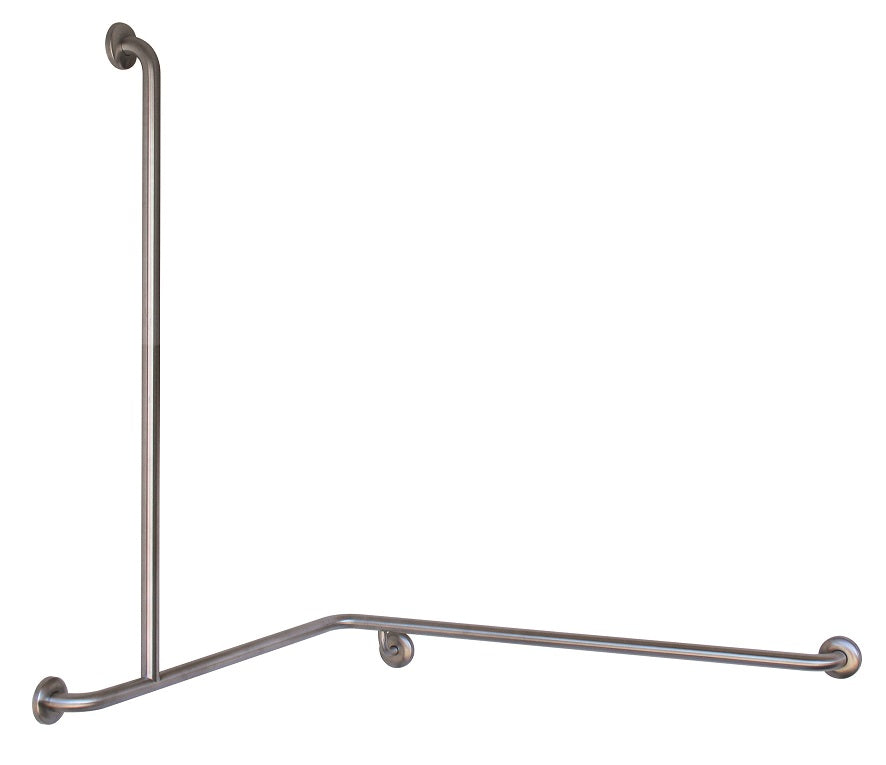 Type 257 - 32mm Stainless Steel Shower Grab Rail - Left Hand – Hand ...