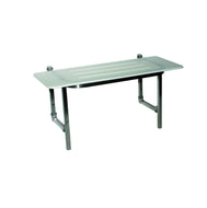 Type 522ED - Extra Deep Shower Seat, Stainless Steel Frame - 960mm Wide x 450mm